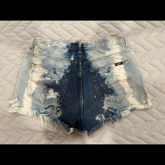 High waisted tie dye shorts - Picture 2 of 2